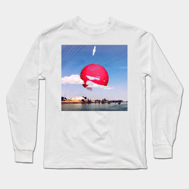 Surreal Collage La Conner Long Sleeve T-Shirt by lofi_retrowave